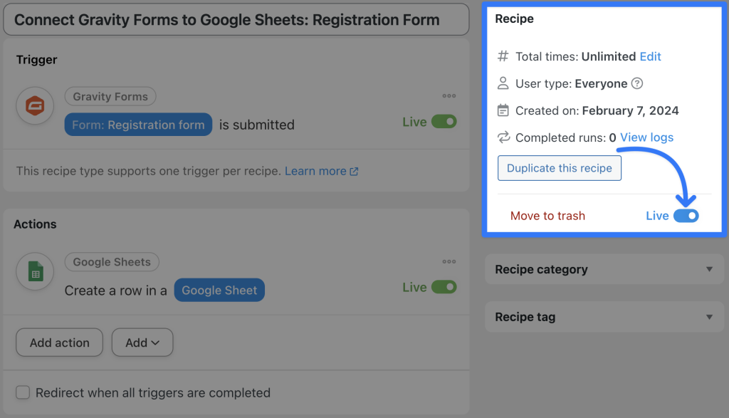 connect-gravity-forms-to-google-sheets-registration-form-live
