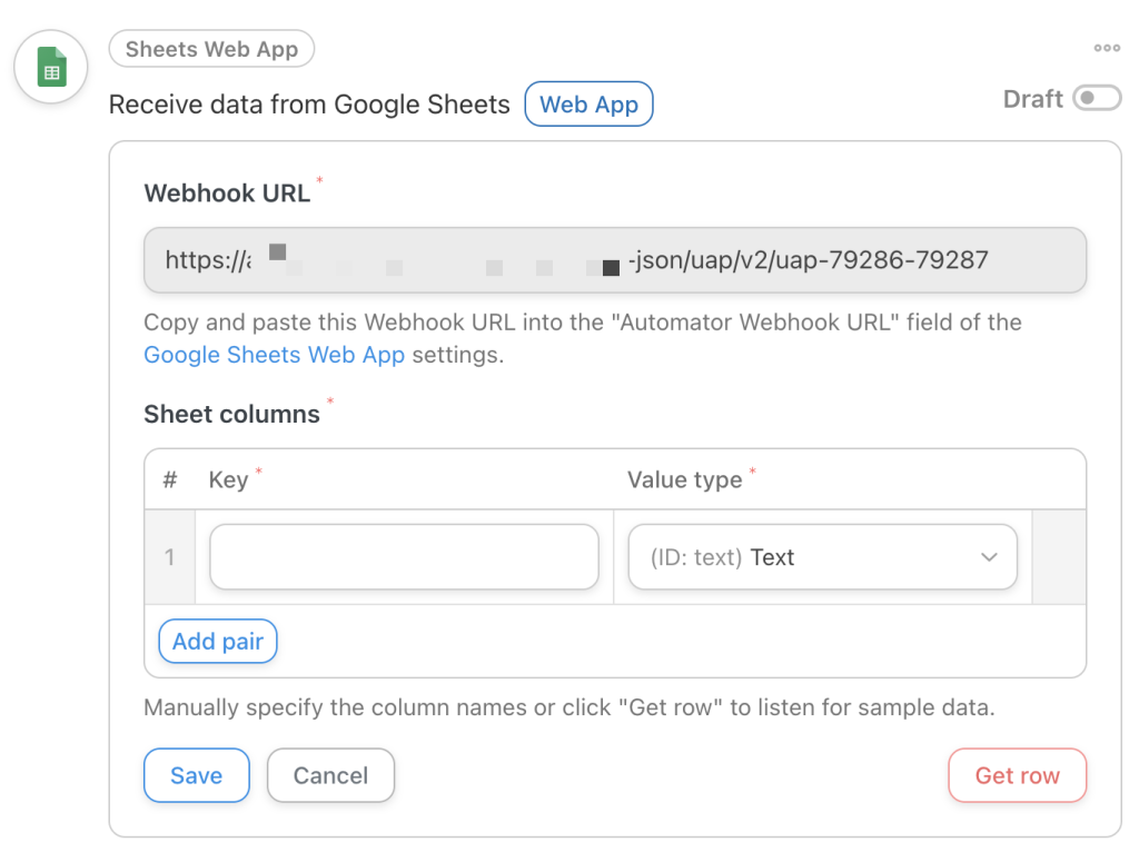 Webhook app trigger