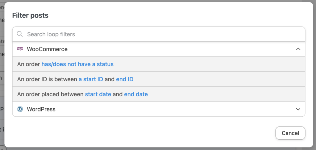 WooCommerce Loop Filters