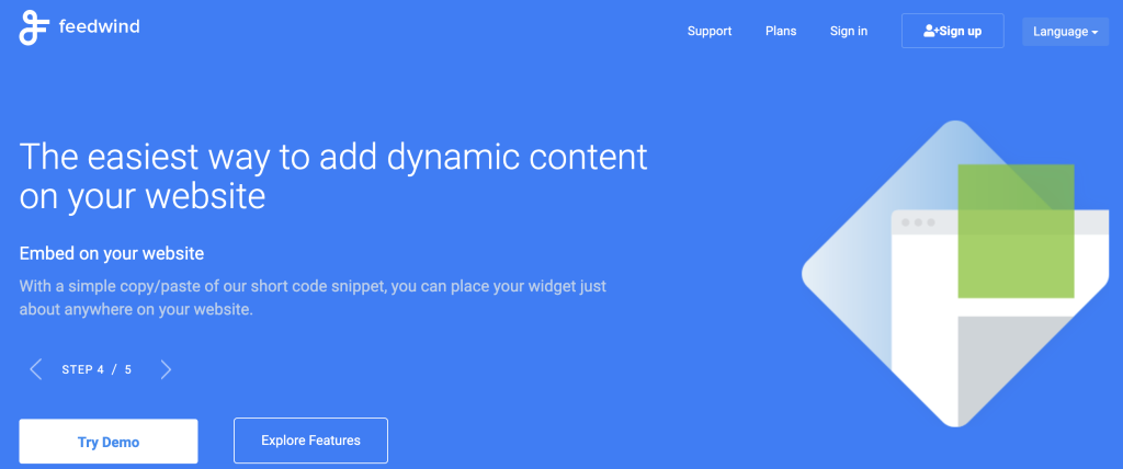 feedwind-homepage