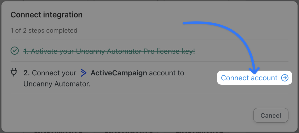 connect-activecampaign-account