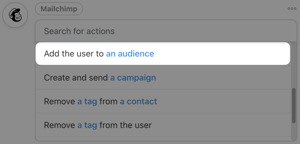 mailchimp-action-add-user-to-an-audience