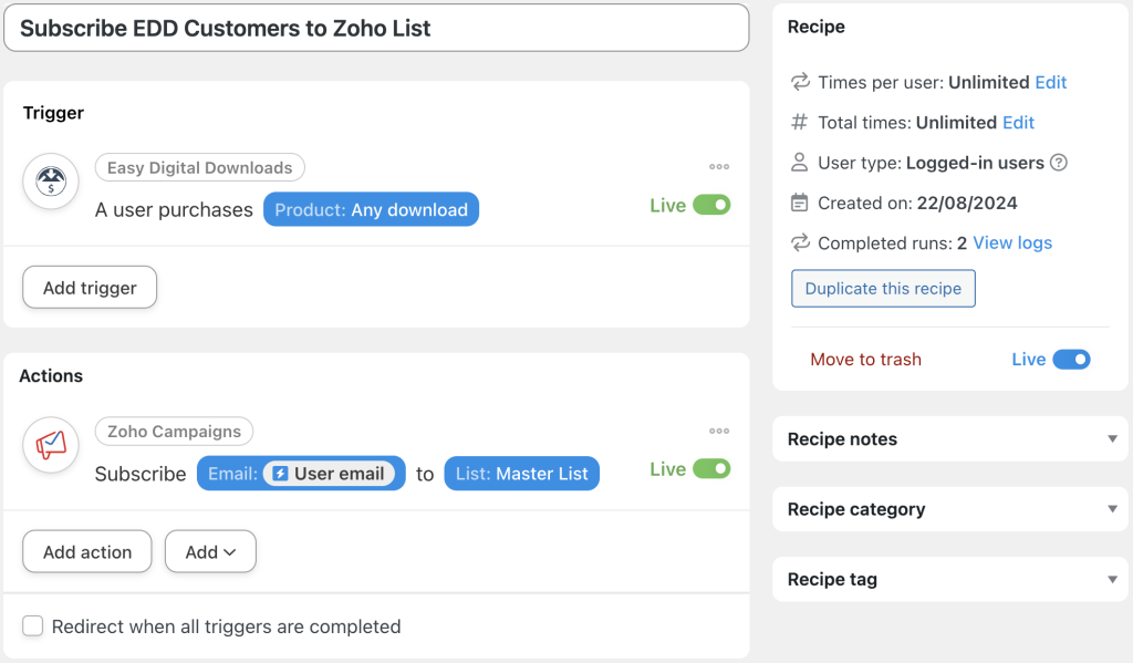 connect-easy-digital-downloads-to-zoho-recipe-1