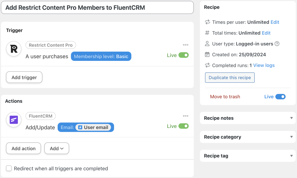 connect-restrict-content-pro-to-fluentcrm-recipe-1