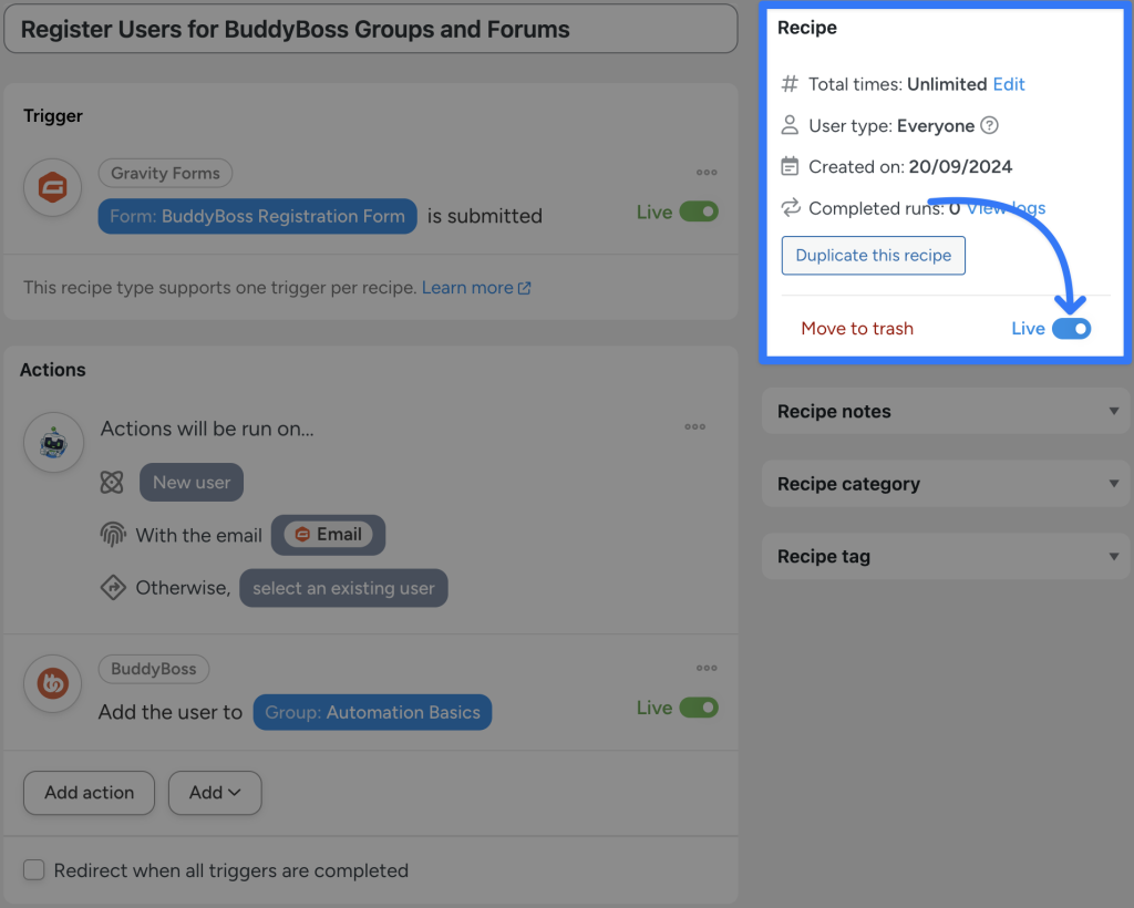 gravity-forms-buddyboss-integration-recipe-1-live