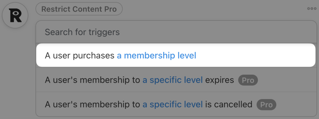 restrict-content-pro-trigger-user-purchases-a-membership-level