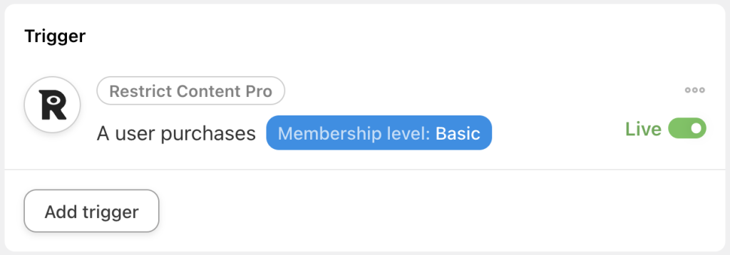 restrict-content-pro-trigger-user-purchases-a-membership-level-live