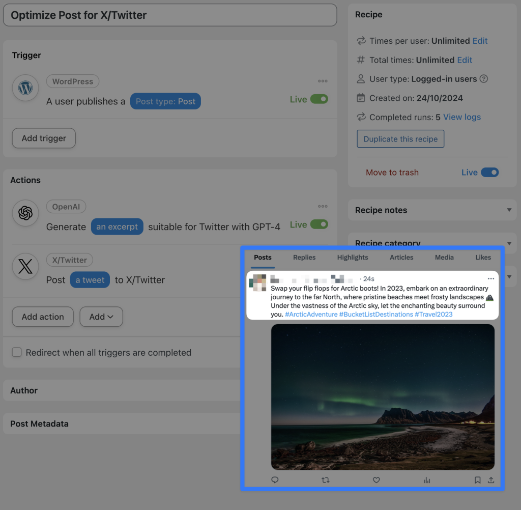 auto-generate-ai-tweet-for-wordpress-blog