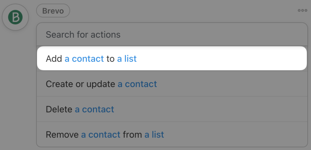 brevo-action-add-a-contact-to-a-list