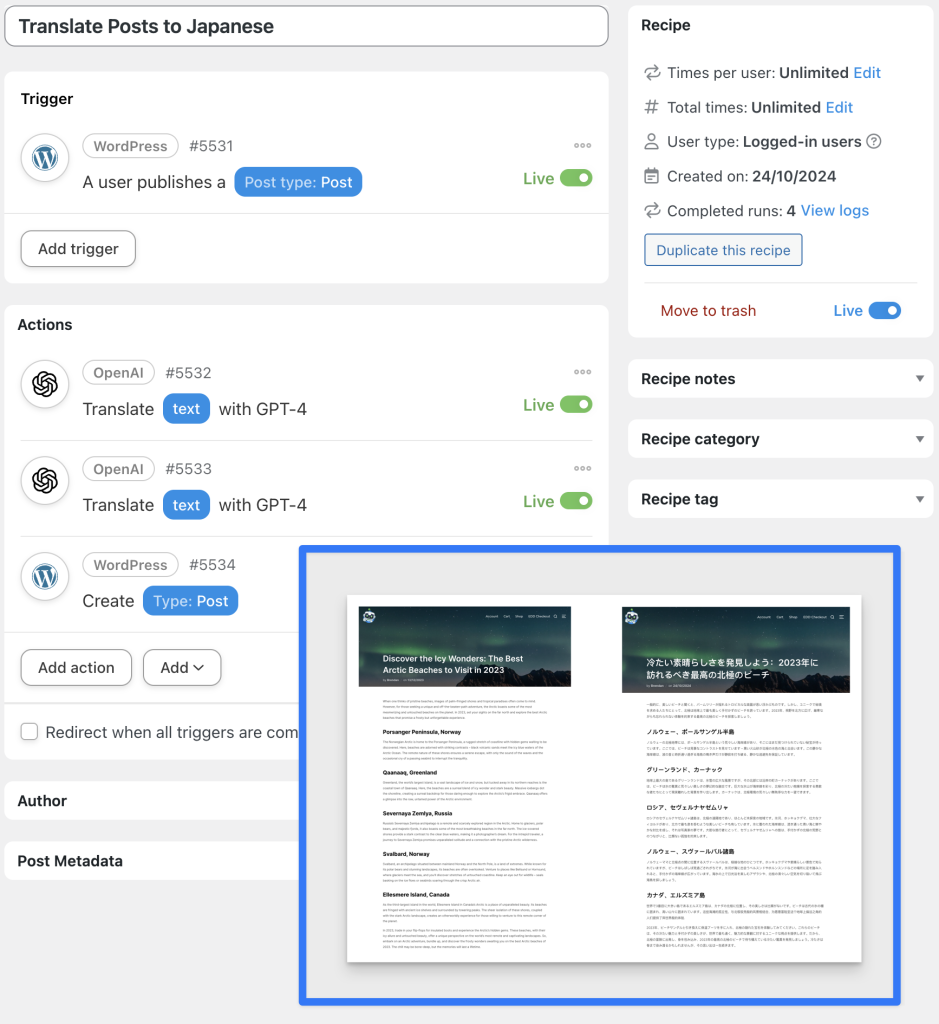 translate-wordpress-posts-with-automator