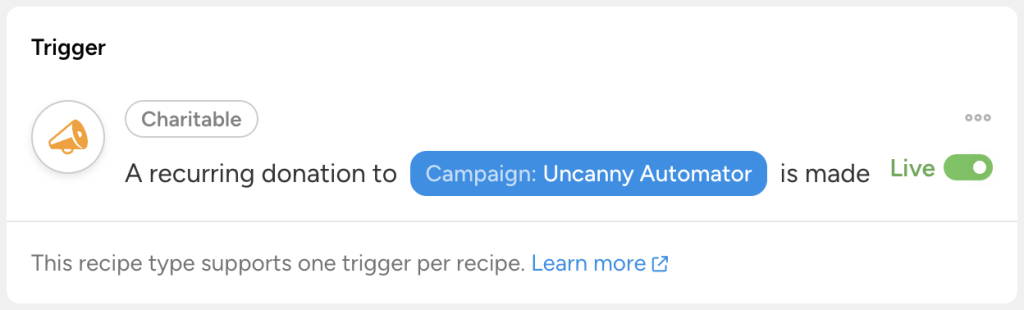 charitable-trigger-a-recurring-donation-to-campaign-is-made-live