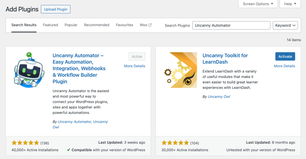 Install Uncanny Automator