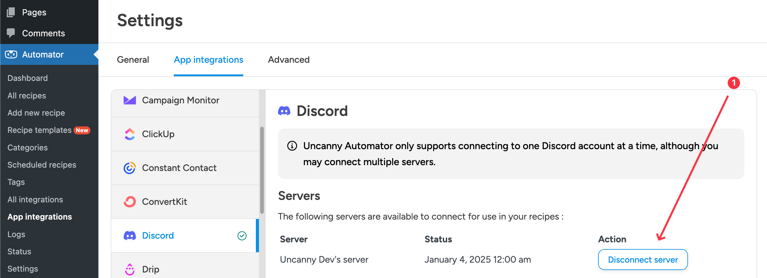 Reconnect Discord Bot